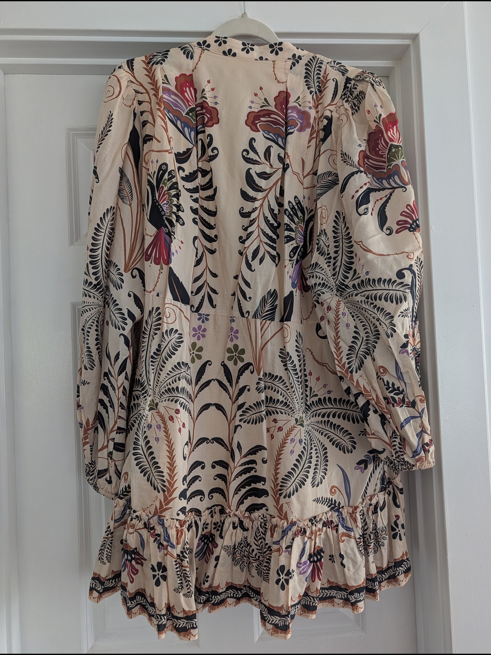 Farm Rio Women's Classic Nature Sand Midi Dress - Picture 5 of 5